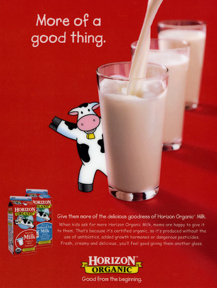 horizon organic whole milk advertisement